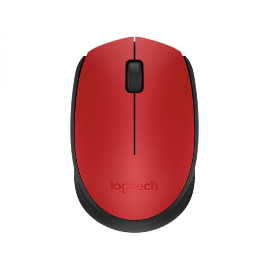 MOUSE USB OPTICAL WRL M171/RED 910-004641 LOGITECH