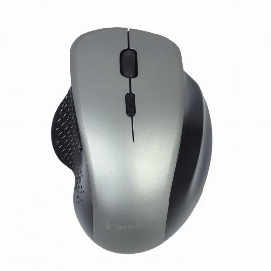 MOUSE USB OPTICAL WRL BLACK/SP. GREY MUSW-6B-02-BG GEMBIRD