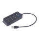 I/O HUB USB3 4PORT/UHB-U3P1U2P3P-01 GEMBIRD