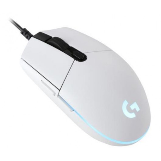 MOUSE USB OPTICAL G203/WHITE 910-005797 LOGITECH