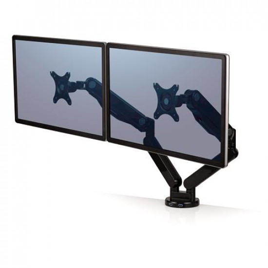 MONITOR ACC DESK MOUNT DUAL/PLATINIUM 8042501 FELLOWES