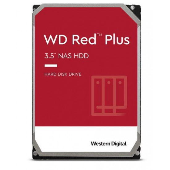 HDD|WESTERN DIGITAL|Red Plus|6TB|SATA|256 MB|5400 rpm|3,5