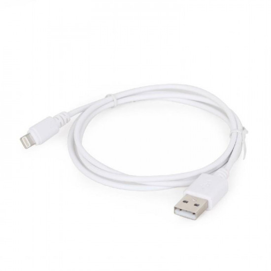 CABLE LIGHTNING TO USB2 2M/WHT CC-USB2-AMLM-2M-W GEMBIRD