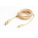 CABLE LIGHTNING TO USB2 1.8M/CCB-MUSB2B-AMLM-6-G GEMBIRD