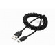 CABLE USB2 TO USB-C COILED/1.8M CC-USB2C-AMCM-6 GEMBIRD