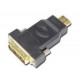 I/O ADAPTER HDMI TO DVI/BULK A-HDMI-DVI-1 GEMBIRD