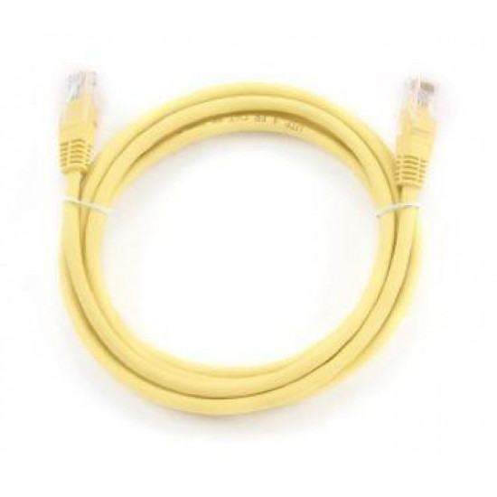 PATCH CABLE CAT5E UTP 2M/YELLOW PP12-2M/Y GEMBIRD