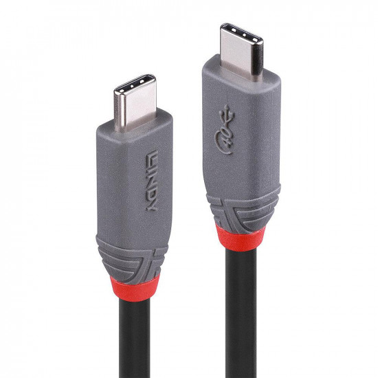 CABLE USB-C TO USB-C 0.8M/ANTHRA 36947 LINDY