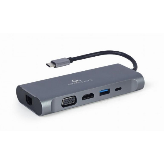 I/O ADAPTER USB-C TO HDMI/USB3/7IN1 A-CM-COMBO7-01 GEMBIRD