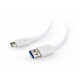 CABLE USB-C TO USB3 3M WHITE/CCP-USB3-AMCM-W-10 GEMBIRD