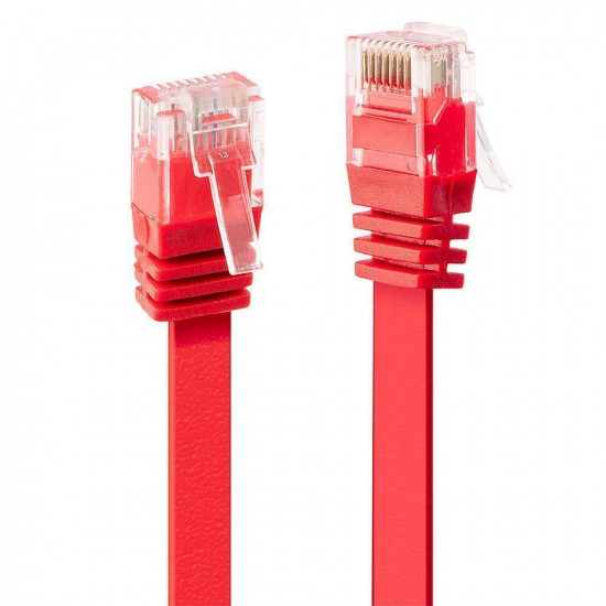 CABLE CAT6 U/UTP 0.3M/RED 47510 LINDY