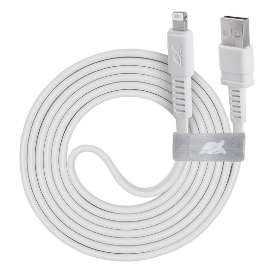 CABLE USB-A TO LIGHTNING 1.2M/WHITE PS6008 RIVACASE