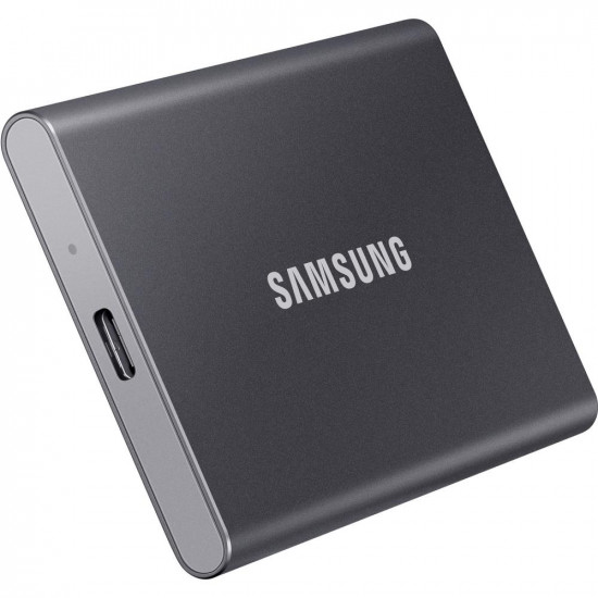 External SSD|SAMSUNG|T7|1TB|USB 3.2|Write speed 1000 MBytes/sec|Read speed 1050 MBytes/sec|MU-PC1T0T/WW