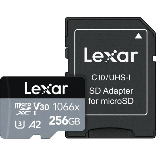 MEMORY MICRO SDXC 256GB UHS-I/W/A LMS1066256G-BNANG LEXAR