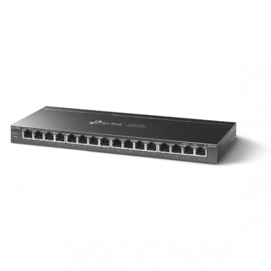 Switch|TP-LINK|PoE+ ports 16|TL-SG116P