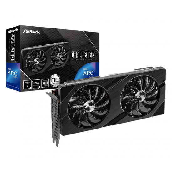 Graphics Card|ASROCK|Intel Arc A770|16 GB|GDDR6|256 bit|PCIE 4.0 16x|GPU 2150 MHz|1xHDMI|3xDisplayPort|A770CL16GO