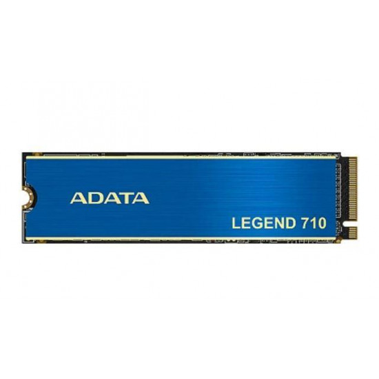 SSD|ADATA|LEGEND 710|256GB|M.2|PCIE|NVMe|3D NAND|Write speed 1000 MBytes/sec|Read speed 2100 MBytes/sec|TBW 65 TB|MTBF 1500000 hours|ALEG-710-256GCS