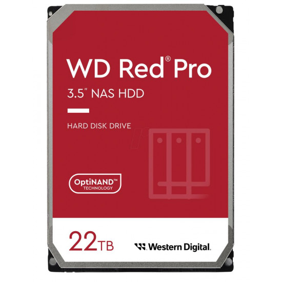 HDD|WESTERN DIGITAL|Red Pro|22TB|SATA|512 MB|7200 rpm|3,5