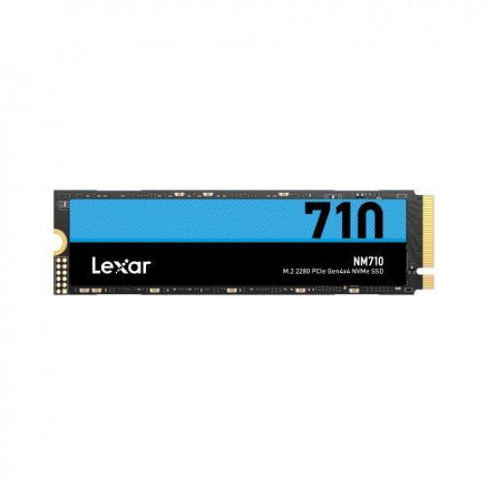 SSD|LEXAR|NM710|1TB|M.2|PCIe Gen4|NVMe|Write speed 4500 MBytes/sec|Read speed 5000 MBytes/sec|2.45mm|TBW 600 TB|MTBF 1500000 hours|LNM710X001T-RNNNG