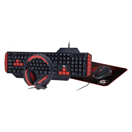 KEYBOARD USB GAMING KIT ENG/ULTIMATE GGS-UMG4-02 GEMBIRD