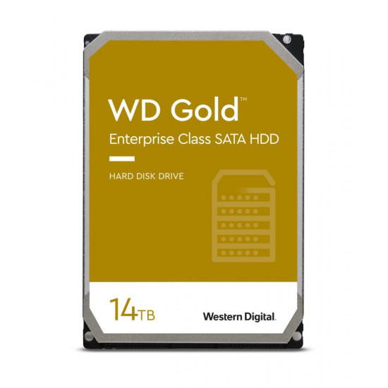 HDD|WESTERN DIGITAL|Gold|14TB|SATA 3.0|512 MB|7200 rpm|3,5