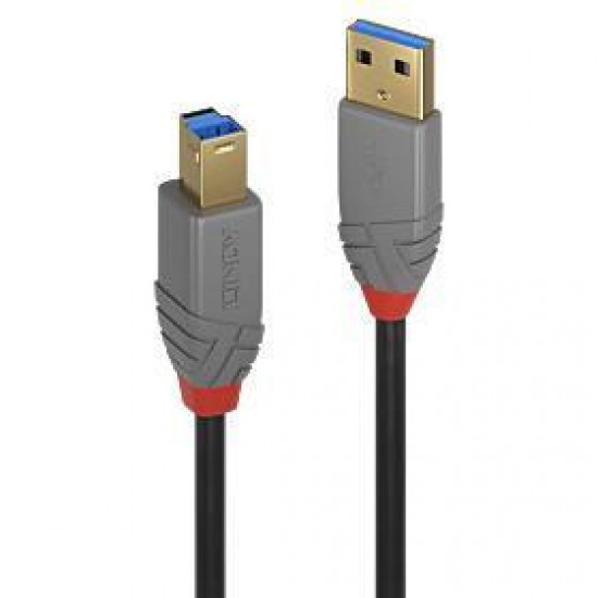 CABLE USB3.2 A-B 5M/ANTHRA 36744 LINDY