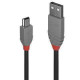 CABLE USB2 A TO MINI-B 0.5M/ANTHRA 36721 LINDY