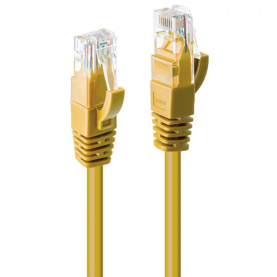 CABLE CAT6 U/UTP 2M/YELLOW 48063 LINDY