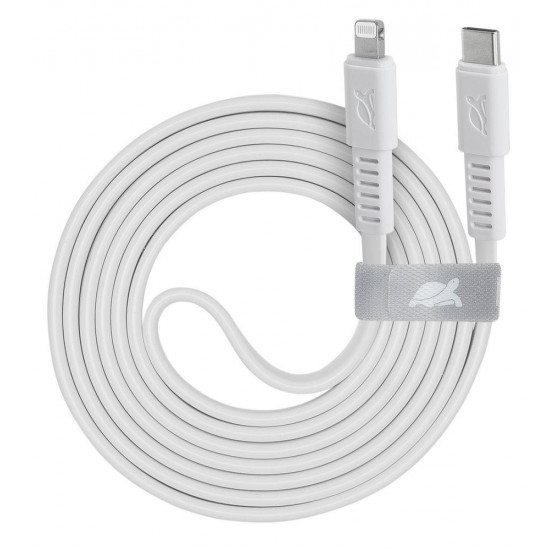 CABLE USB-C TO LIGHTNING 1.2M/WHITE PS6007 RIVACASE