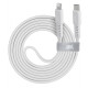 CABLE USB-C TO LIGHTNING 1.2M/WHITE PS6007 RIVACASE