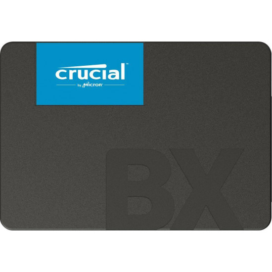 SSD|CRUCIAL|BX500|240GB|SATA 3.0|Write speed 500 MBytes/sec|Read speed 540 MBytes/sec|2,5