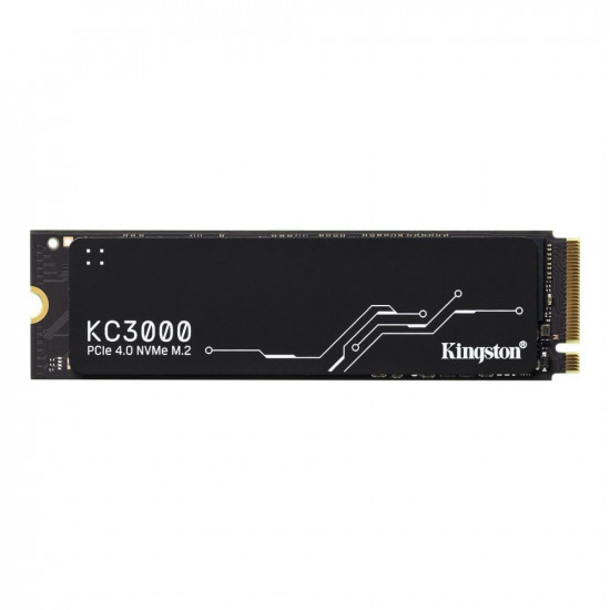 SSD|KINGSTON|KC3000|512GB|M.2|NVMe|3D TLC|Write speed 3900 MBytes/sec|Read speed 7000 MBytes/sec|TBW 400 TB|MTBF 1800000 hours|SKC3000S/512G