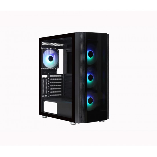 Case|GOLDEN TIGER|Raider SK-1|MidiTower|Not included|ATX|Colour Black|RAIDERSK1