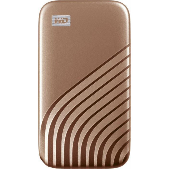 External SSD|WESTERN DIGITAL|My Passport|500GB|USB-C|USB 3.2|Write speed 1000 MBytes/sec|Read speed 1050 MBytes/sec|WDBAGF5000AGD-WESN