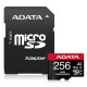 MEMORY MICRO SDXC 256GB W/AD./AUSDX256GUI3V30SHA2-RA1 ADATA