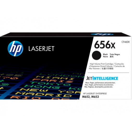 TONER BLACK 656X /M652DN/M653X/27K CF460XC HP