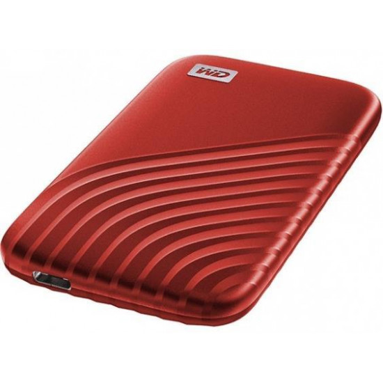 External SSD|WESTERN DIGITAL|My Passport|2TB|USB-C|USB 3.2|Write speed 1000 MBytes/sec|Read speed 1050 MBytes/sec|WDBAGF0020BRD-WESN