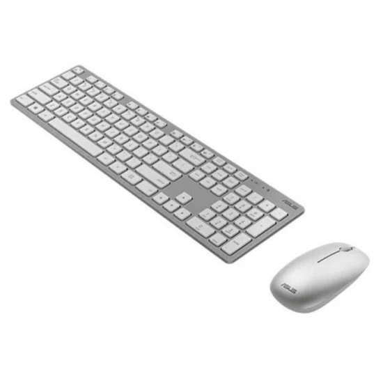 KEYBOARD +MOUSE WRL OPT. W5000/RU WHITE 90XB0430-BKM250 ASUS