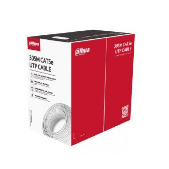 CABLE CAT5E UTP 305M WHITE/PFM920I-5EU-U DAHUA