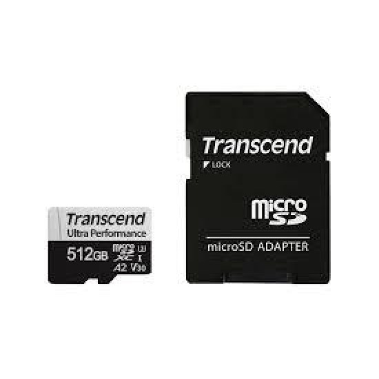 MEMORY MICRO SDXC 512GB W/A/TS512GUSD340S TRANSCEND