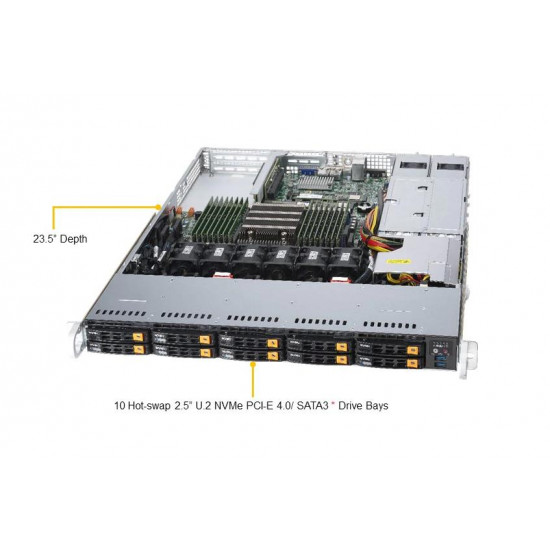 SERVER SYSTEM 1U SAS/SATA/AS-1114S-WN10RT SUPERMICRO