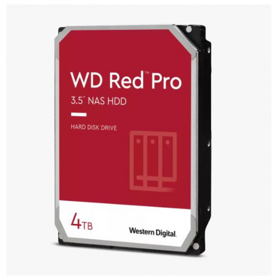 HDD|WESTERN DIGITAL|Red Pro|4TB|SATA 3.0|256 MB|7200 rpm|3,5