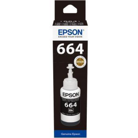 INK BOTTLE BLACK T6641 70ML/C13T66414A EPSON