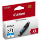 INK CARTRIDGE CYAN 551 XL/6444B001 CANON