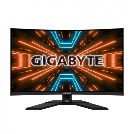 LCD Monitor|GIGABYTE|M32UC|31.5|Gaming/4K/Curved|Panel VA|3840x2160|16:9|144hz|Matte|1 ms|Speakers|Height adjustable|Tilt|M32UC-EK