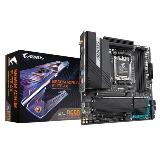 Mainboard|GIGABYTE|AMD B650|SAM5|Micro-ATX|Memory DDR5|Memory slots 4|2xPCI-Express 4.0 16x|2xM.2|1xHDMI|1xDisplayPort|4xUSB 2.0|7xUSB 3.2|1xUSB-C|1xOptical S/PDIF|1xRJ45|2xAudio port|B650MAORUSELITEAX1.3