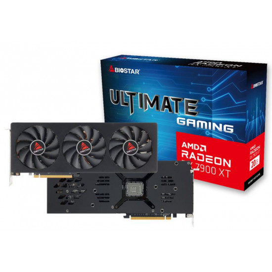 Graphics Card|BIOSTAR|AMD Radeon RX 7900 XT|20 GB|GDDR6|320 bit|PCIE 4.0 16x|GPU 1500 MHz|Triple slot Fansink|1xHDMI|3xDisplayPort|VA7906XM00