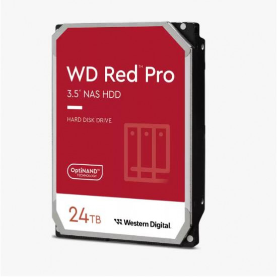 HDD|WESTERN DIGITAL|Red Pro|24TB|SATA|512 MB|7200 rpm|3,5