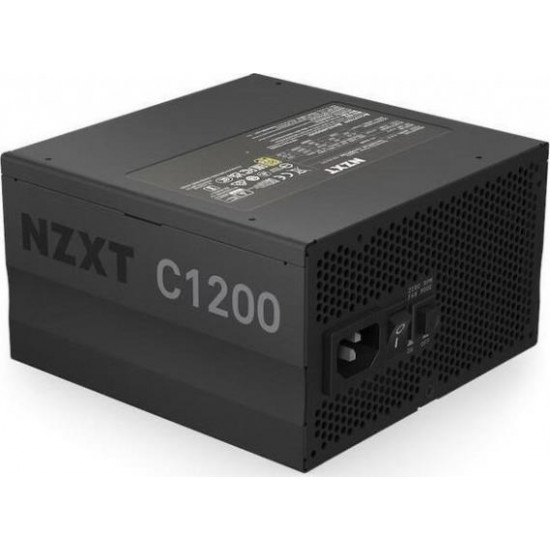 Power Supply|NZXT|C1200|1200 Watts|Efficiency 80 PLUS GOLD|MTBF 100000 hours|PA-2G1BB-EU