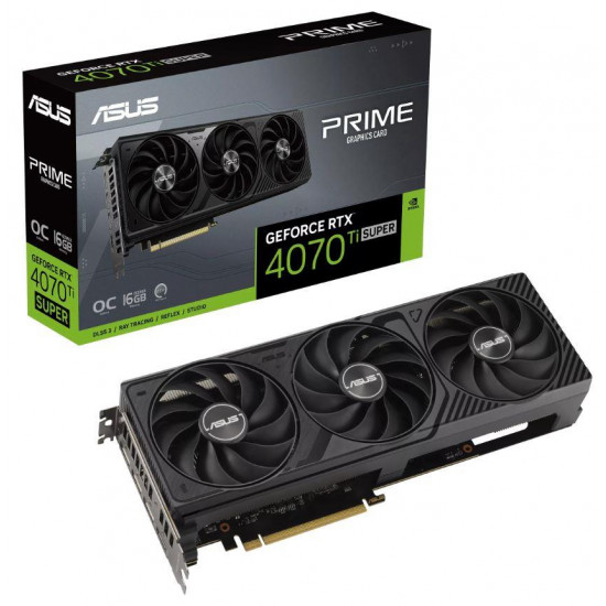 Graphics Card|ASUS|NVIDIA GeForce RTX 4070 SUPER|16 GB|GDDR6X|256 bit|Triple slot Fansink|1xHDMI|3xDisplayPort|PRIME-RTX4070TIS-O16G